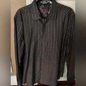 Robert Graham Black and Grey Top
